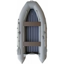 Надувная 6 местная ПВХ лодка Кайман N-380 НДНД