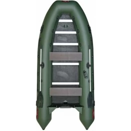 Надувная 5-6 местная ПВХ лодка Кайман N-380 (фанера 12мм)