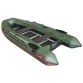 Надувная 5-6 местная ПВХ лодка Кайман N-380 (фанера 12мм)