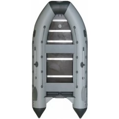 Надувная 6-7 местная ПВХ лодка Кайман N-400 (фанера 12мм)