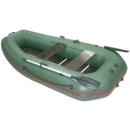 Надувная 2-местная ПВХ лодка Мурена 270 MP-2 (сборный пайол, оливковая)