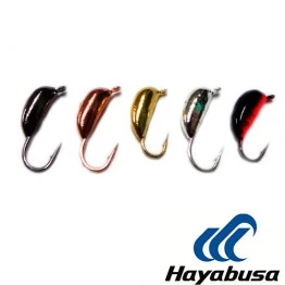 Мормышка вольфрамовая "Банан" с ушком 1.5 мм