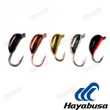 Мормышка вольфрамовая "Банан" с ушком 1.5 мм