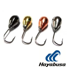 Мормышка вольфрамовая "Капля" с отверстием 2.0 мм