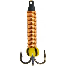 Мормышка вольфрамовая "Чёртик" в медной оплетке с ушком 1.5 мм (1113B)