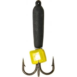 Мормышка вольфрамовая "Чёртик" с сырным кубиком и ушком 2.0 мм (2422P)