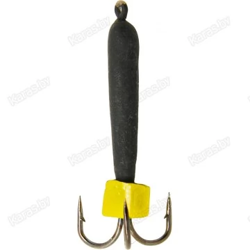 Мормышка вольфрамовая "Чёртик" с сырным кубиком и ушком 2.0 мм (2423P)