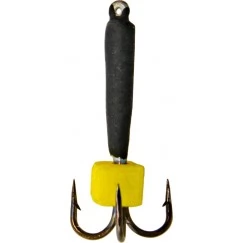 Мормышка вольфрамовая "Чёртик" с сырным кубиком и ушком 1.5 мм (2412P)