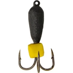 Мормышка вольфрамовая "Чёртик" с сырным кубиком и ушком 3.0 мм (2442P)