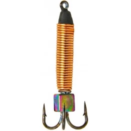 Мормышка вольфрамовая "Чёртик" в медной оплетке с ушком 1.5 мм (1213B)