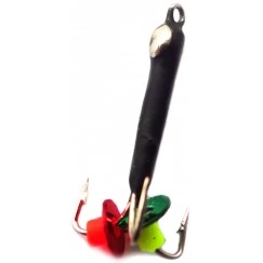 Мормышка вольфрамовая "Чёртик" высокий с коронкой и ушком 1.5 мм