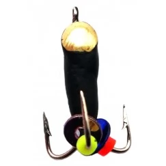 Мормышка вольфрамовая "Чёртик" с коронкой и ушком 2.5 мм