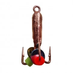 Мормышка вольфрамовая Чёртик гальваника с ушком 2 мм (168)