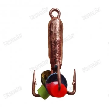 Мормышка вольфрамовая Чёртик гальваника с ушком 2 мм (168)