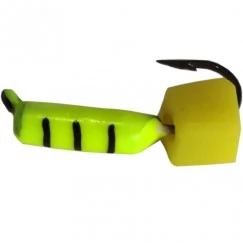 Мормышка вольфрамовая Столбик с сырным кубиком и ушком 1.5 мм (482)