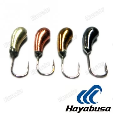 Мормышка вольфрамовая "Чесночинка" с отверстием 2.5 мм