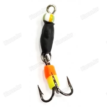 Мормышка вольфрамовая "Дьявол" чёрный с ушком 2.0 мм