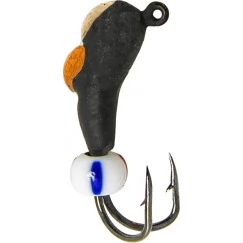 Мормышка вольфрамовая "Коза" с золотой коронкой и ушком 3.0 мм (414R)