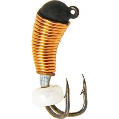 Мормышка вольфрамовая "Коза" в медной оплетке с ушком 3.0 мм (414B)