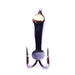 Мормышка вольфрамовая "Коза" с коронкой и ушком 1.5 мм