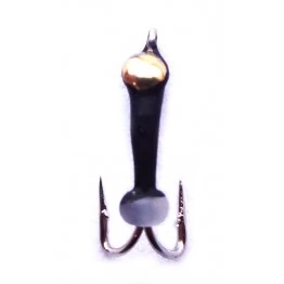 Мормышка вольфрамовая "Коза" с коронкой и ушком 1.5 мм