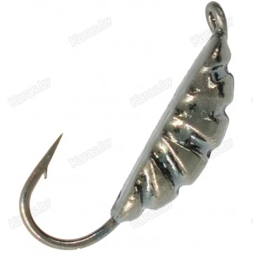 Мормышка вольфрамовая "Опарыш" с ушком 3.0 мм