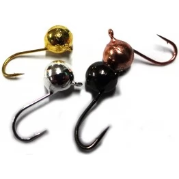 Мормышка вольфрамовая "Шар" с ушком 2.5 мм