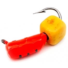 Мормышка вольфрамовая Столбик с сырным кубиком и ушком 2.5 мм (488)