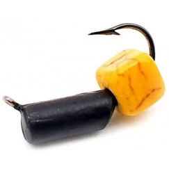 Мормышка вольфрамовая Столбик с сырным кубиком и ушком 1.5 мм (494)