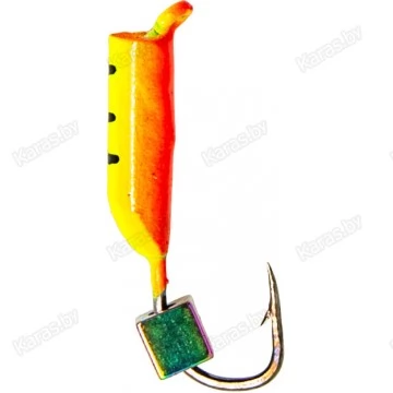 Мормышка вольфрамовая "Гвоздик" тигровый с ушком 2.0 мм (3722M1)