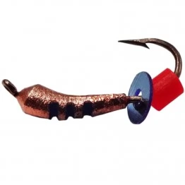 Мормышка вольфрамовая "Уралка" с рисками и ушком 2.0 мм (4023)