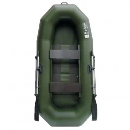 Надувная 2-местная ПВХ лодка Муссон H-270 РС (зеленая)