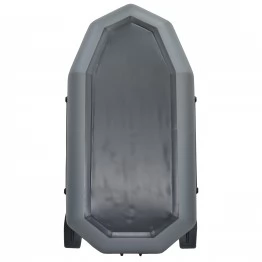 Надувная 2-местная ПВХ лодка Муссон R-240 (серая)