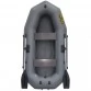 Надувная 2-местная ПВХ лодка Муссон R-240 (серая)