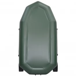 Надувная 2-местная ПВХ лодка Муссон R-240 (зеленая)