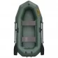 Надувная 2-местная ПВХ лодка Муссон R-240 (зеленая)
