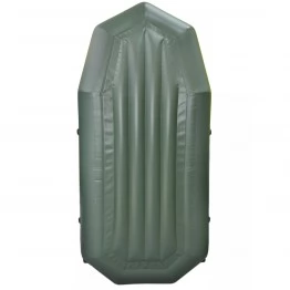 Надувная 2-местная ПВХ лодка Муссон R-260 НД (надувное дно, зеленая)