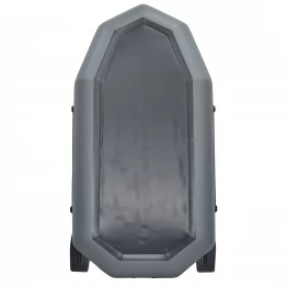 Надувная 2-местная ПВХ лодка Муссон R-260 (серая)