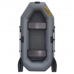Надувная 2-местная ПВХ лодка Муссон S-240 (серая)