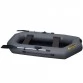 Надувная 2-местная ПВХ лодка Муссон S-240 (серая)