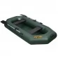 Надувная 2-местная ПВХ лодка Муссон S-240 (зеленая)