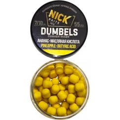 Бойлы Nick Baits Dumbels 7/10 мм (Ананас-Масляная кислота)