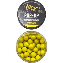 Бойлы Nick Baits Pop-Up 10 мм (Сладкая кукуруза)