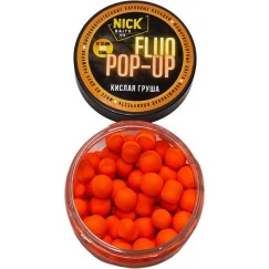Бойлы Nick Baits Fluo Pop-Up Mix 8/10 мм (Кислая груша)
