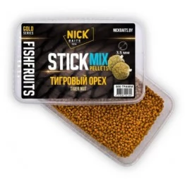  Стик-микс пеллетс Nick Baits Gold SF 3.5 мм Тигровый Орех (500 гр)