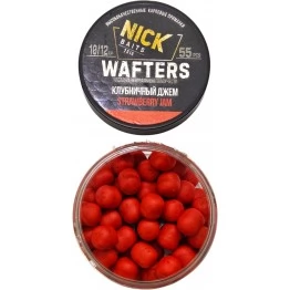 Бойлы Nick Baits Wafters 10/12 мм (Клубничный джем)