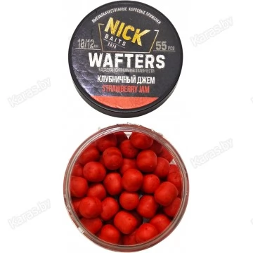 Бойлы Nick Baits Wafters 10/12 мм (Клубничный джем)