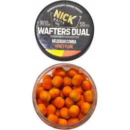 Бойлы Nick Baits Wafters Dual 10/12 мм (Медовая слива)
