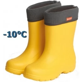 Сапоги Nordman Teen -10°C со съёмным флисовым утеплителем (желтые)