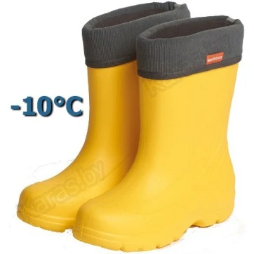 Сапоги Nordman Teen -10°C со съёмным флисовым утеплителем (желтые)